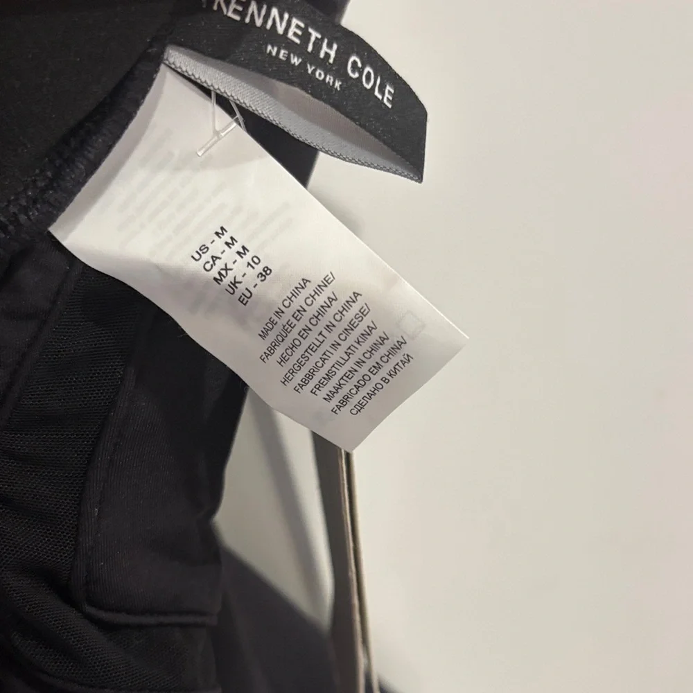 Kenneth Cole Black V-Neck Top - Picture 3 of 6